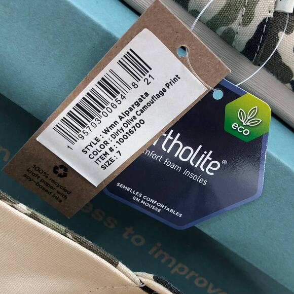 Toms Dirty Olive Green Black Tan Camouflage Canvas Slip On Alpargata Loafer Shoe - Picture 4 of 7